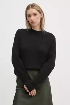Свитер из смесовой шерсти Calvin Klein, черный