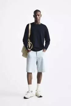 Свитер из вискозы ZARA, синий
