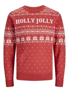Свитер JACK & JONES, красный