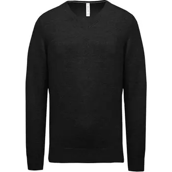 Свитер Kariban V-Neck Premium, черный