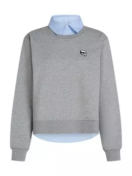 Свитер Karl Lagerfeld Sweatshirt Ikon, серый