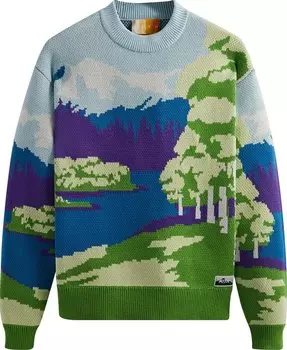 Свитер Kith Linwood Crewneck Sweater 'Apex', разноцветный