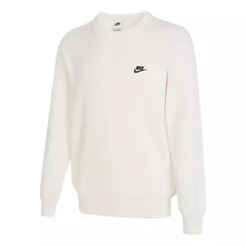 Свитер клуб экипаж толстовка Nike, белый
