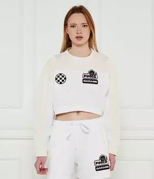 Свитер Конрад Cropped fit Pinko, белый
