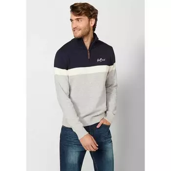 Свитер Koroshi Half Zip, серый