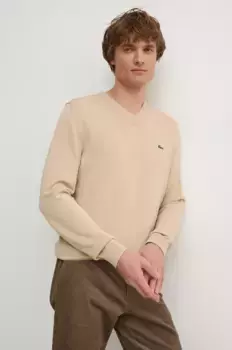 Свитер Lacoste, бежевый