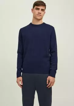 Свитер ЛАНГАРМ Jack & Jones, синий
