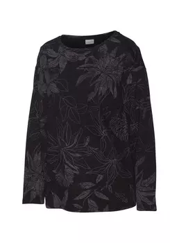 Свитер LASCANA Sweatshirt, черный