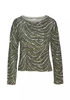 Свитер LASCANA Sweatshirt, черный