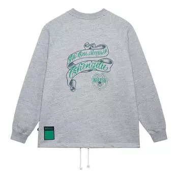 Свитер Li-Ning Lifestyle Vintage Graphic Printed Pullover 'Grey', серый