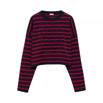 Свитер Loewe Anagram Sweater, цвет Navy/Red