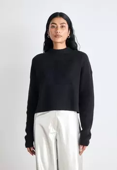 Свитер Logo Intarsia Regular Calvin Klein, черный