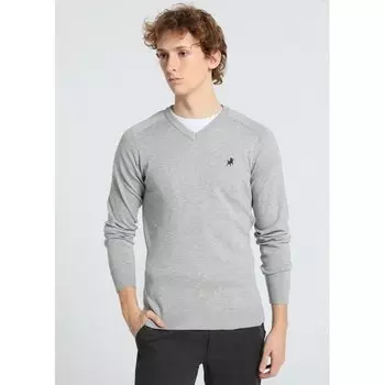 Свитер Lois Jeans Bull V Neck, серый