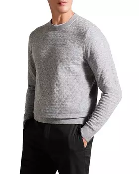 Свитер Loung с круглым вырезом Ted Baker, цвет Gray