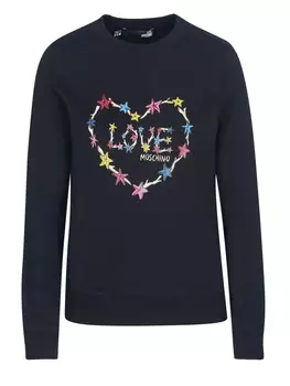 Свитер Love Moschino, черный