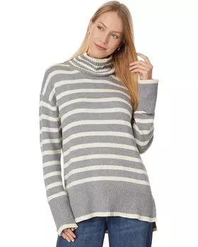 Свитер Lucky Brand Mock Neck Tunic, цвет Mhg Stripe