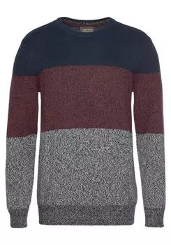Свитер Man's World MANS WORLD SWEATER, пятнистый синий/пятный серый/пятный красный