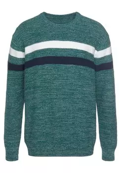 Свитер Man's World MANS WORLD SWEATER, бирюзовый/темно-синий