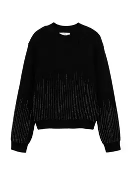 Свитер MANGO Elegance, черный