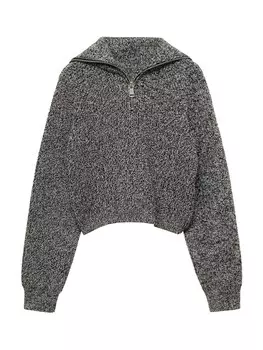 Свитер MANGO INCHEON, цвет mottled black
