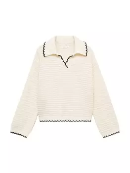 Свитер MANGO KIDS CHARLY, экрю