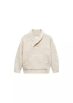 Свитер MANGO KIDS Jacob, песок