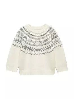 Свитер MANGO KIDS OLIVER, крем