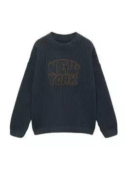 Свитер MANGO KIDS YORK, темно-синий