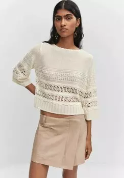 Свитер Mango Tassyto, sandfarvet
