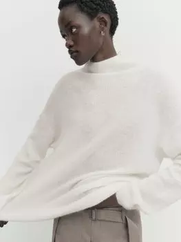 Свитер Massimo Dutti, кремовый