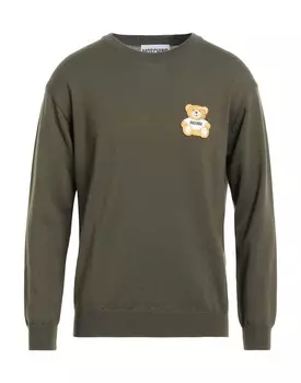 Свитер Moschino, темно-зеленый