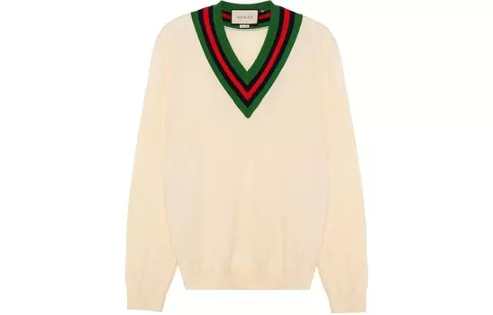 Свитер мужской белый Gucci, белый