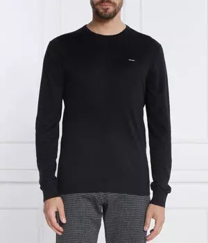 Свитер мужской Calvin Klein с круглым вырезом, черный