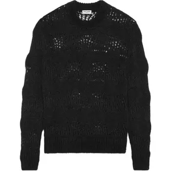 Свитер мужской черный Saint Laurent, черный