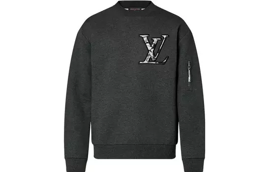 Свитер мужской Louis Vuitton, темно-серый