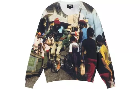 Свитер мужской многоцветный Stussy, цвет Multicolor