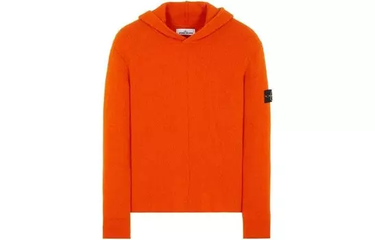Свитер мужской оранжевый Stone Island, оранжевый