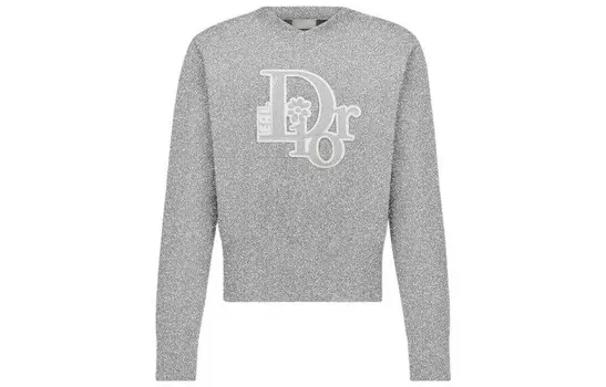 Свитер мужской серый Dior, серый