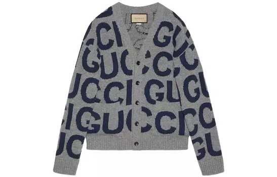 Свитер мужской серый Gucci, серый