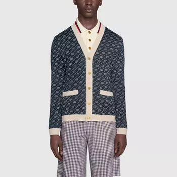 Свитер мужской синий Gucci, синий