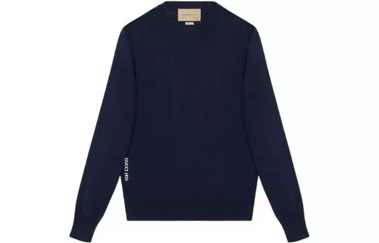 Свитер мужской синий Gucci, синий