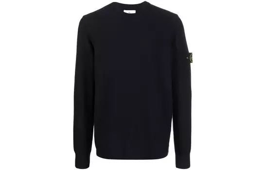 Свитер мужской темно-синий Stone Island, темно-синий