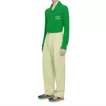 Свитер мужской зеленый Gucci, зеленый