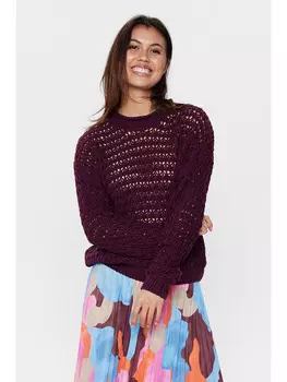 Свитер NMPH Trisia, цвет Aubergine