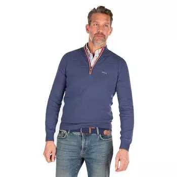 Свитер Nza New Zealand Waitaki Half Zip, синий