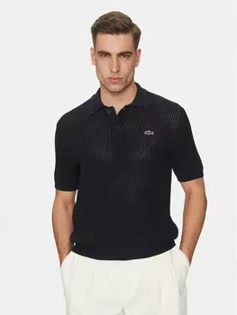 Свитер обычного кроя AH9724 Lacoste, синий