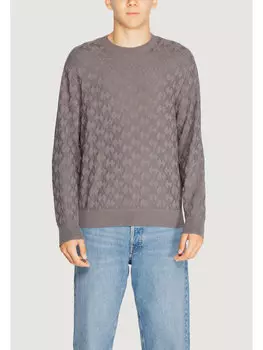 Свитер обычного кроя Armani Exchange, серый