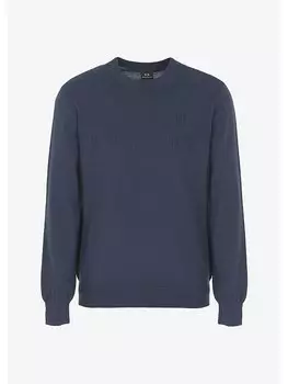 Свитер обычного кроя Armani Exchange, синий