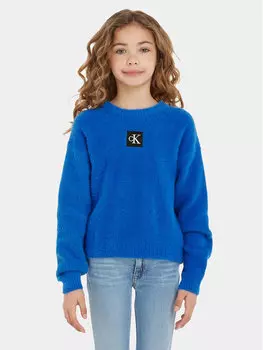 Свитер обычного кроя Calvin Klein, синий
