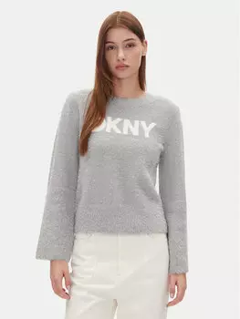 Свитер обычного кроя DJ4R0504 Dkny, серый